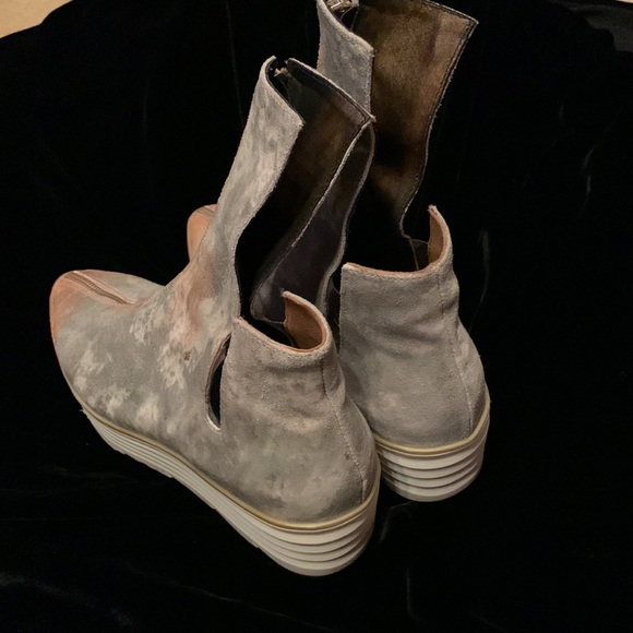 Italian Papucei wedge boots, kinda like Fly London, 38. - Picture 5 of 9